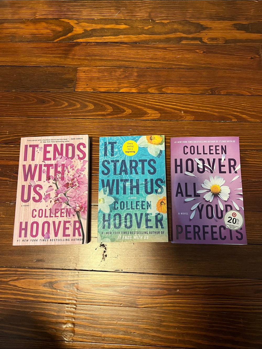 It Ends With Us, It Begins With Us, All Your Perfects Books By Colleen Hoover